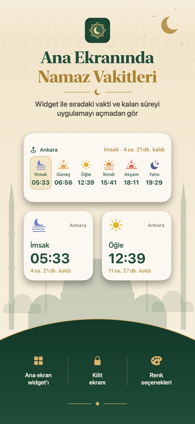 Besmele ekran görüntüsü: Widget